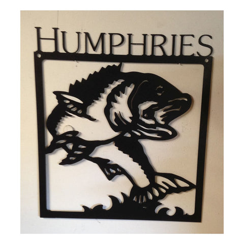 Bass Name Sign