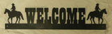 Western Welcome Sign - Cowboys