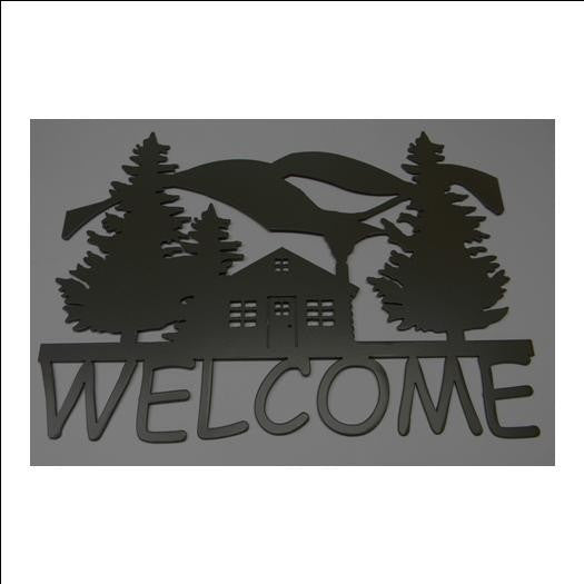 Welcome Sign - Cabin