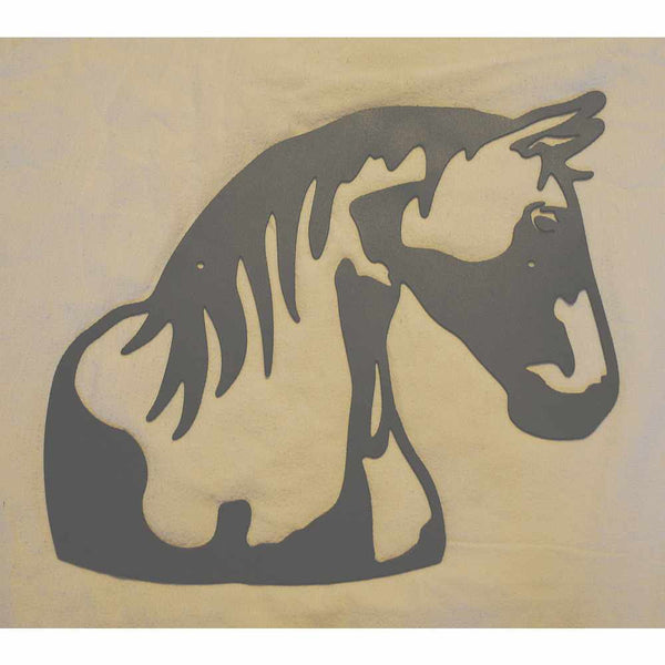 Horse Bust Wall Sign
